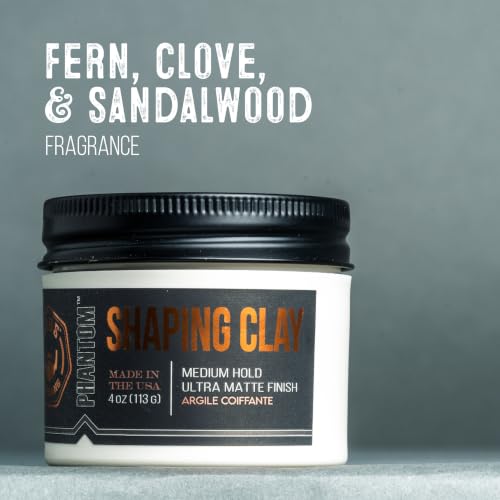 Matte Finish Styling Clay - Medium Hold for Volume & Texture