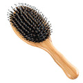 Olive Wood Wild Boar Bristle Hairbrush for Styling & Detangling, Gift Box Included