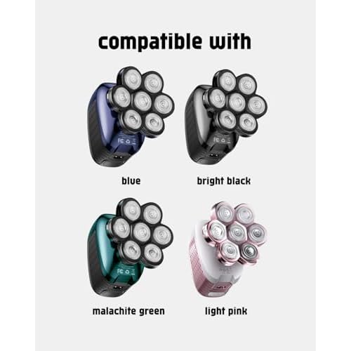 uijino USB Charging Cable Compatible with Wyklaus Charger Wyklaus Head Shaver Charger Wyklaus Head Shaver 7D Charger for Wyklaus Head Shaver 7D, 1 Cleaning Brush, 3.3ft Power Cord