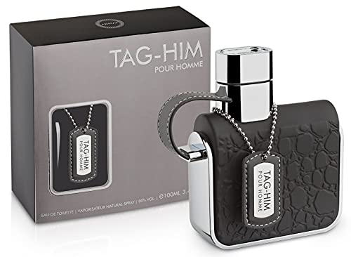 Armaf Tag Him Pour Homme Men EDT Spray 3.4 Fl Oz - Long Lasting Fragrance