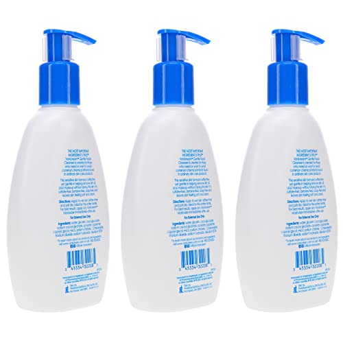 Vanicream Gentle Facial Cleanser Unscented 8 Fl Oz Pack of 3 - Sensitive Skin