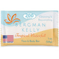 BERGMAN KELLY - Hotel Soap Bars - Tropical Waterfall, 1 oz, 200 PK - Travel Size Luxury Bulk Amenities Bar Soap - Mini Individually Wrapped Rectangular Soap, Small Toiletries for Airbnb & Motel