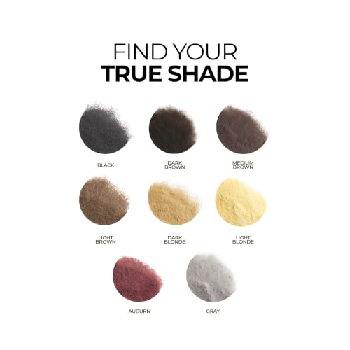 Hairatin Premium Hair Fibers Light Brown for Thinning Hair - Ammonia-Free Natural-Looking Thickener, Long-Lasting Coverage