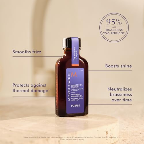 Moroccanoil Treatment Purple Hair Oil for Blonde Hair 1.7 Fl Oz
