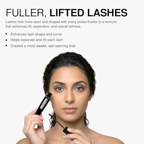 Palladio Lash Obsessed Mascara, Extreme Definition Lengthening Mascara, Amplifies Volume & Fullness, Evenly Coats Lashes, Lucious Length, Natural lengthening, No Smudging, All Day Wear, Black