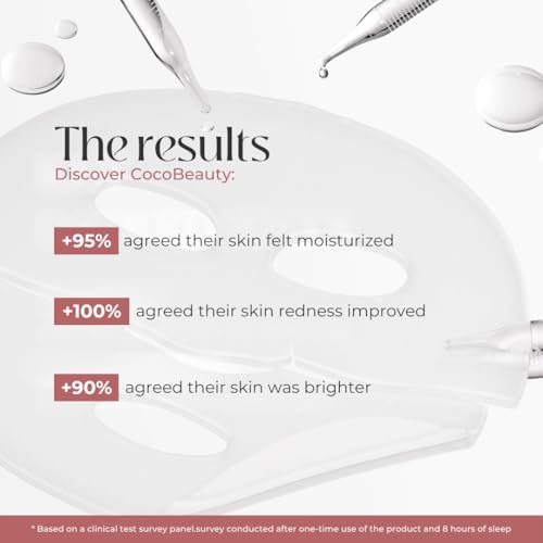 Collagen Sheet Mask ? Hydrating Korean Face Mask for Fine Lines & Anti-Aging, Deep Moisture, Radiant Skin Boost, Bio-Collagen Facial Masks (4 Pack)