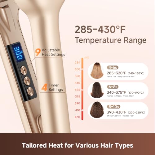 Dreame Sway Wave Hair Waver for Beach Waves, Dual Voltage Styling Tool