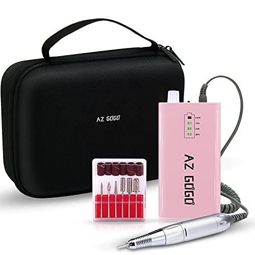 Cordless Electric Nail Drill 30000RPM Portable Manicure & Pedicure Kit