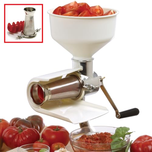 3 Qt Food Strainer for Juicing & Purees - Multi-Purpose Vegetable & Fruit Separator