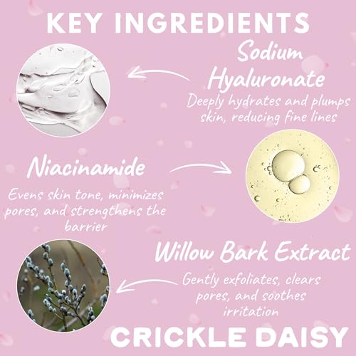 Hydrating Face Cream - Soothing & Nourishing Moisturizer with Hyaluronic Acid, Niacinamide & Willow Bark Extract. Suitable for Sensitive Skin. Fragrance Free. Made in the USA, 1.7 oz