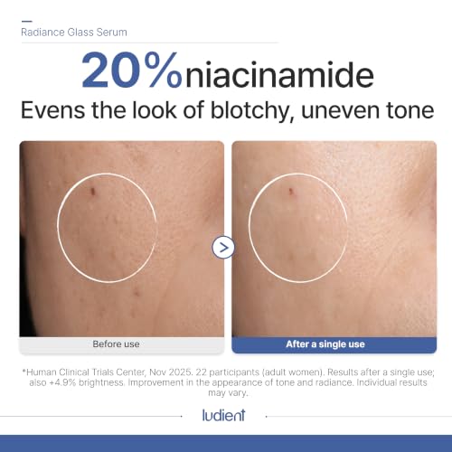 Niacinamide & Glutathione Serum for Face - Dark Spot Corrector & Radiance Booster 1.69oz