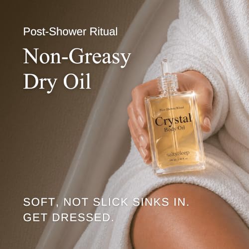 Anti-Aging Body Oil with Vanilla Scent - Hydrating, Non-Greasy Moisturizer - 3.38 fl oz