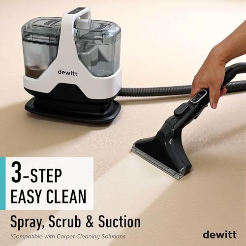 DeWitt Spot Genie Pro Portable Carpet Cleaner Machine - White