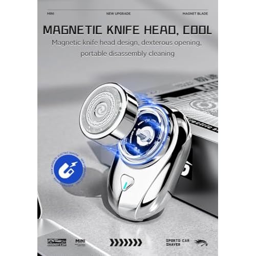 NiTa Mini Electric Shaver, IPX7 Waterproof, Wet&Dry Shave, Travel Shaver - Fast Charging & 60 Days Battery Life