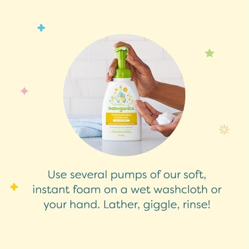 Babyganics Chamomile Verbena Baby Shampoo & Body Wash Refill 32 Fl Oz