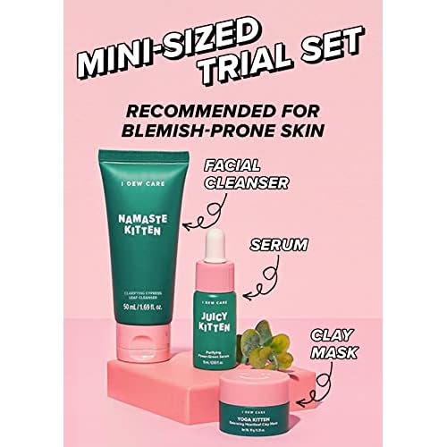 I Dew Care Skincare Set - Kitten My Balance On + Moisturizer Face Cream - Chill Kitten, 1.69 Fl Oz Bundle