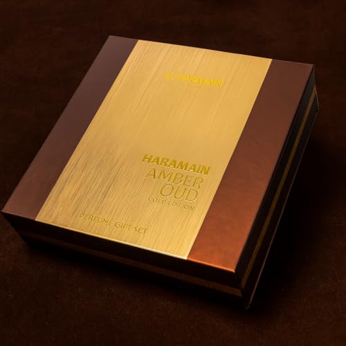 Unisex Woody Musk Body Spray & Perfume Gift Set - Amber Oud Gold Edition