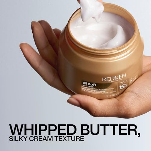 Redken All Soft Deep Conditioning Hair Mask 8.4oz for Dry Brittle Hair