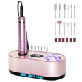 Pink Professional Nail Drill E-File 40000RPM for Gel Polish Removal - JOSGLOI