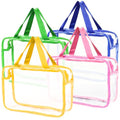 Multicolor Large Clear Travel Toiletry Bag Set Waterproof Cosmetic Organizer with Handle