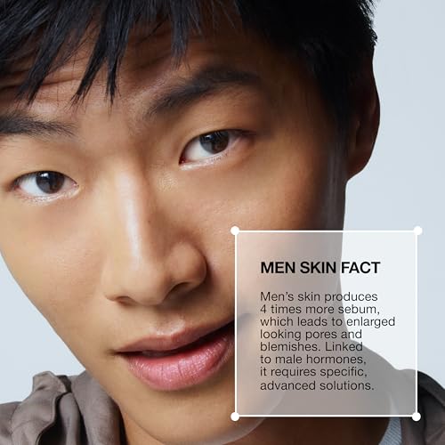 Lab Series Men's Clear LS Deep Pore Purifying Face Wash with Salicylic Acid - Cleanser Suitable for Acne Prone Skin - Skin Care for Men - Dermatologist Tested