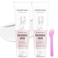 Hair Removal Cream for Women: Bikini Line Intimate Area Depilatory for Face Legs and Underarms - Gentle Formula for Home and Travel Use - Includes Scraper (4.2oz)