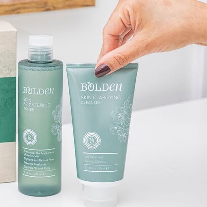 BOLDEN | Cleansing Duo Bundle | Daily Skincare Routine for Oily & Acne Prone Skin | Helps Prevent Blemishes, Brightens Dark Spots, & Improves Skin Tone | 2-Pack