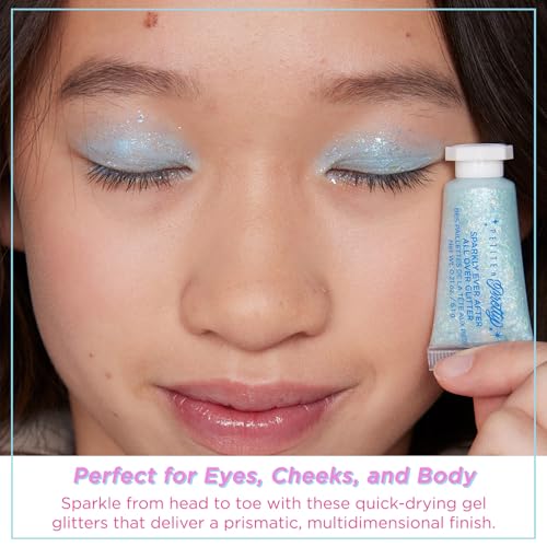 Kids & Teens Makeup Gift Set with Brushes, Glitter & Lip Gloss