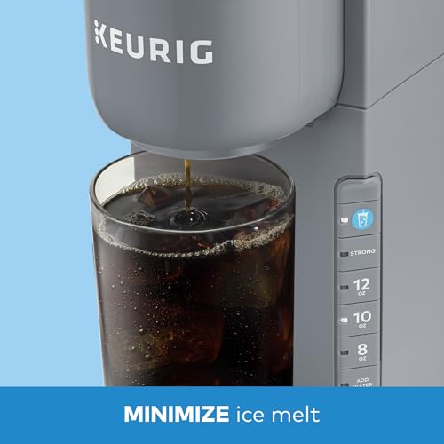 Keurig K-Iced Coffee Maker Gray - Hot & Cold Single Serve K-Cup Brewer with Removable Reservoir