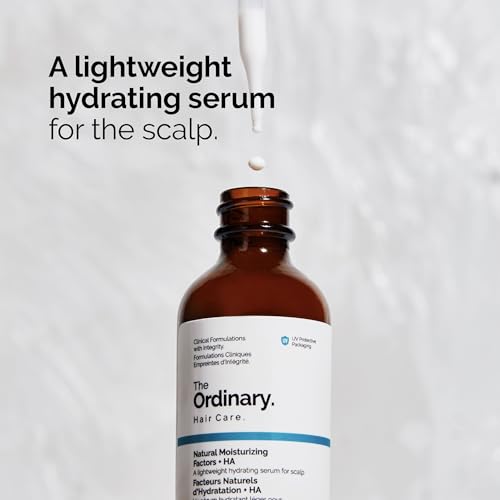 Moisturizing Hair Serum with Hyaluronic Acid & Squalane - 2 Fl Oz Pack of 2