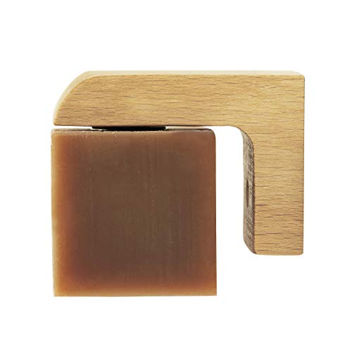 Natural Beard Shampoo & Face Body Wash with Wooden Soap Dish - Men's Grooming Kit