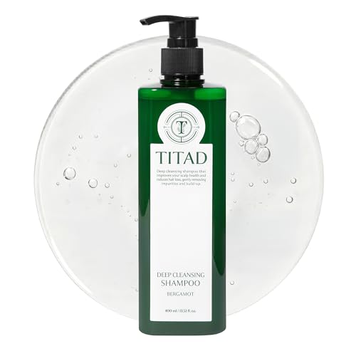 TITAD Scalp Detox Clarifying Shampoo with Rice Water & AHA – Sulfate-Free Hair Cleanser for Buildup & Oily Scalp