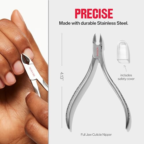 Revlon Full Jaw Cuticle Nipper - Stainless Steel Nail Care Tool