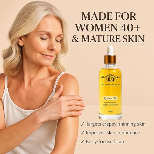 ERAE Queen Body Oil - Botanical Hydrating & Firming Oil for Crepe Skin - Variation 1