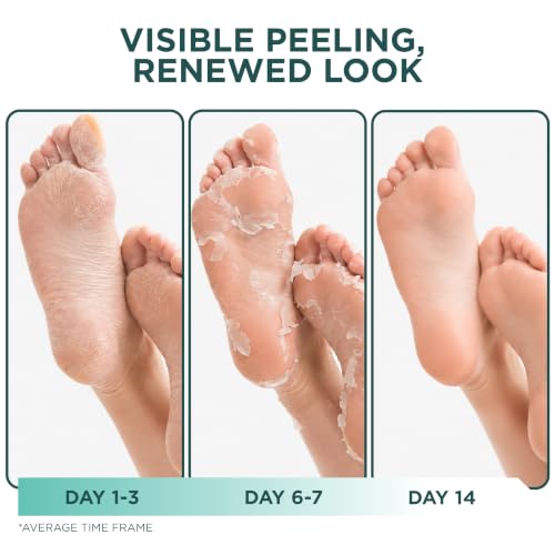 Foot Peel Mask 4 Pairs - Exfoliating Foot Peeling Socks for Smooth Feet - Regular / Original