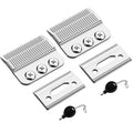 1005-100 Professional 3-Hole Blade,Compatible with Wahl Designer,Senior, Cordless Designer,Pilot,Sterling 4 and Nugget Clippers, 1mm-3mm Cut Length(Sliver) (2 Packs)