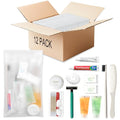 Travel Hygiene Kit 12-Pack - Individually Packaged Personal Care Sets (12.01 x 7.4 x 5.35 Inch)