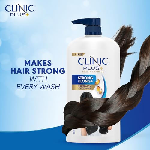 Strong & Long Hair Shampoo with Milk Proteins & Multivitamins - 1L