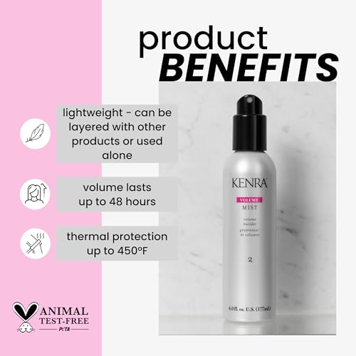 Kenra Volume Mist 2 6 Fl Oz – Lightweight, Flexible Hold Hair Spray