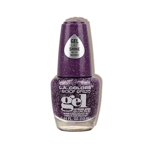 L.A. COLORS Demo - Color Craze Shimmer Gel Polish, Blast CNL283