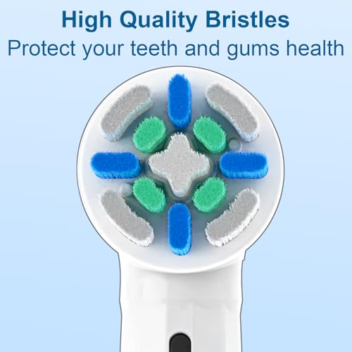 JSMIOROSE White 6-Pack Replacement Brush Heads for Oral B IO Electric Toothbrushes