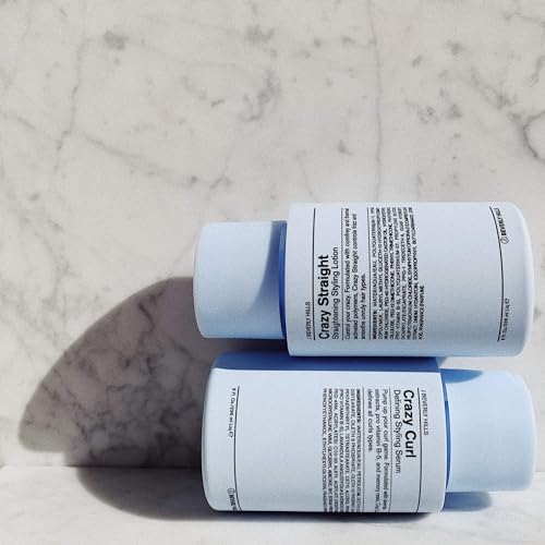 J Beverly Hills Crazy Straight Styling Lotion with Vitamin B5 - 8 Oz for Frizz Control & Shine