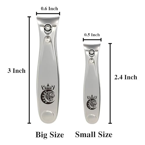 Apexay Solingen Germany Professional Nail Clipper Set Large & Small - Heavy Duty Surgical Steel