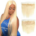 Shining Girl 613 Blonde 13x4 Transparent HD Lace Frontal Closure 14 Inch Straight Human Hair Extension