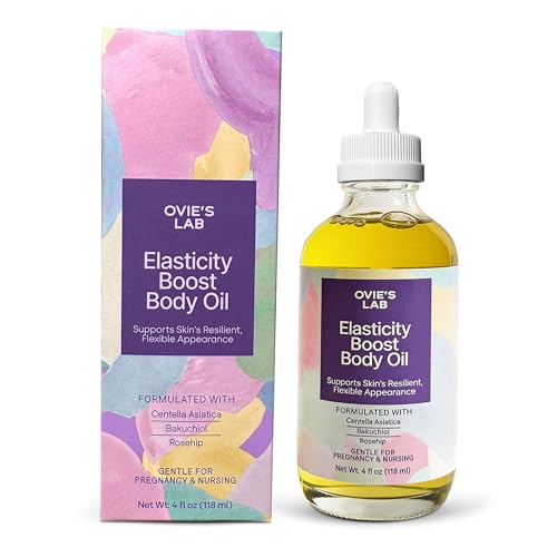 Belly Oil for Pregnant Women ? Oil for Stretch Marks During Pregnancy & Postpartum, Pregnancy Stretch Mark Support with Centella Asiatica, Lightweight Body Oil