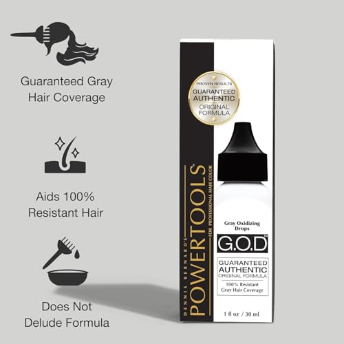 PowerTools G.O.D Gray Oxidizing Hair Drops - 2 Fl Oz Variation of THIS listing