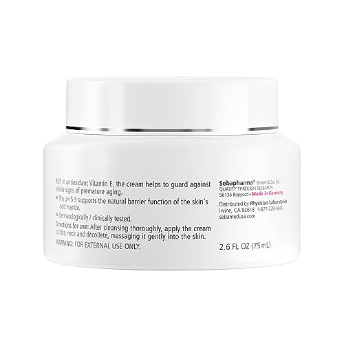 Moisturizing Face Cream for Sensitive Skin - Hypoallergenic, pH 5.5, Vitamin E, Ultra Hydrating - Pack of 2 - 2.55 Fl Oz