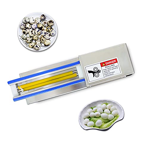Electric Quail Egg Peeler Machine 28W Stainless Steel 110V for Batch Peeling