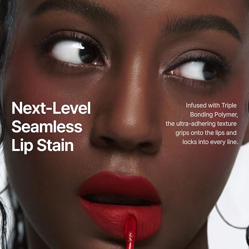 Long Lasting Red Lip Stain with Hydrating Hyaluronic Acid - Smooth, Precise Lip Tint