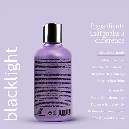 Oligo Professionnel Blacklight Violet Conditioner 8.5 Fl Oz - Neutralizes Yellow Tones for Blonde Hair